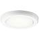 Kichler Zeo 7" Wide Round White 4000K LED Ceiling Light