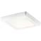 Kichler Zeo 7" Wide Square White 3000K LED Ceiling Light