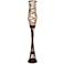 Kiefer Brown Bamboo Torchiere Floor Lamp