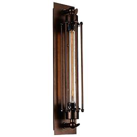 Image1 of Kiera 1 Light Wall Sconce With Chocolate Finish
