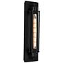 7_Kiera 19" High Black ADA Wall Sconce more views
