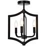 2_Kiera 3 Lts Flush Mount In Black