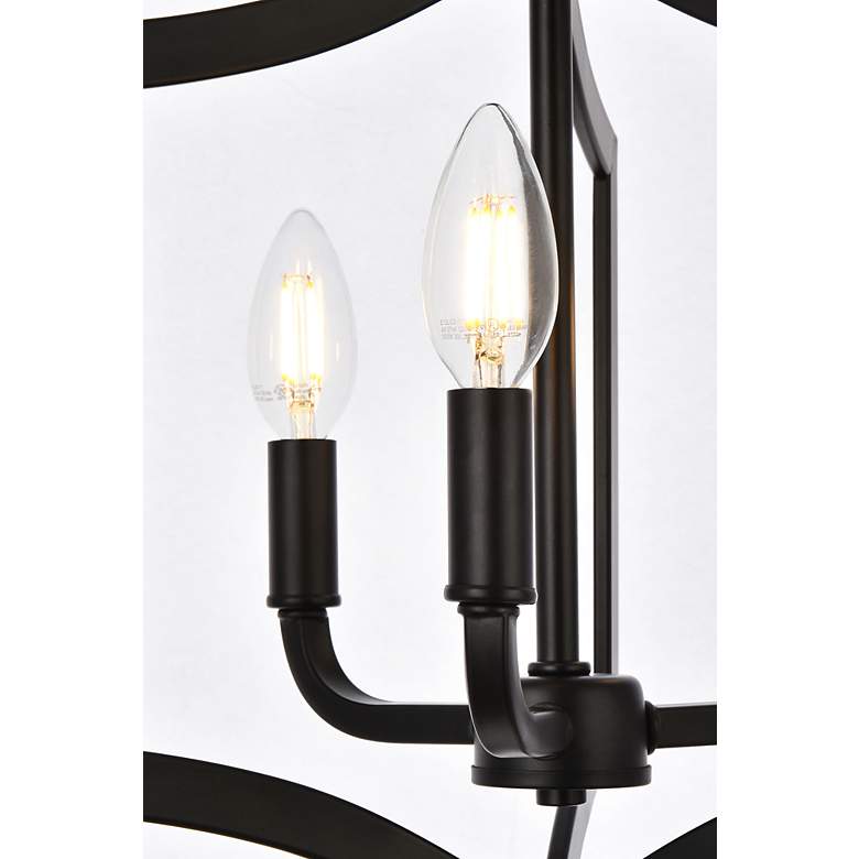Image 6 Kiera 3 Lts Flush Mount In Black more views