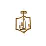 4_Kiera 3 Lts Flush Mount In Brass more views