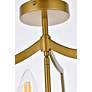 5_Kiera 3 Lts Flush Mount In Brass more views