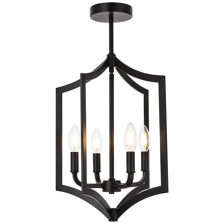Image 2 Kiera 4 Lts Pendant In Black