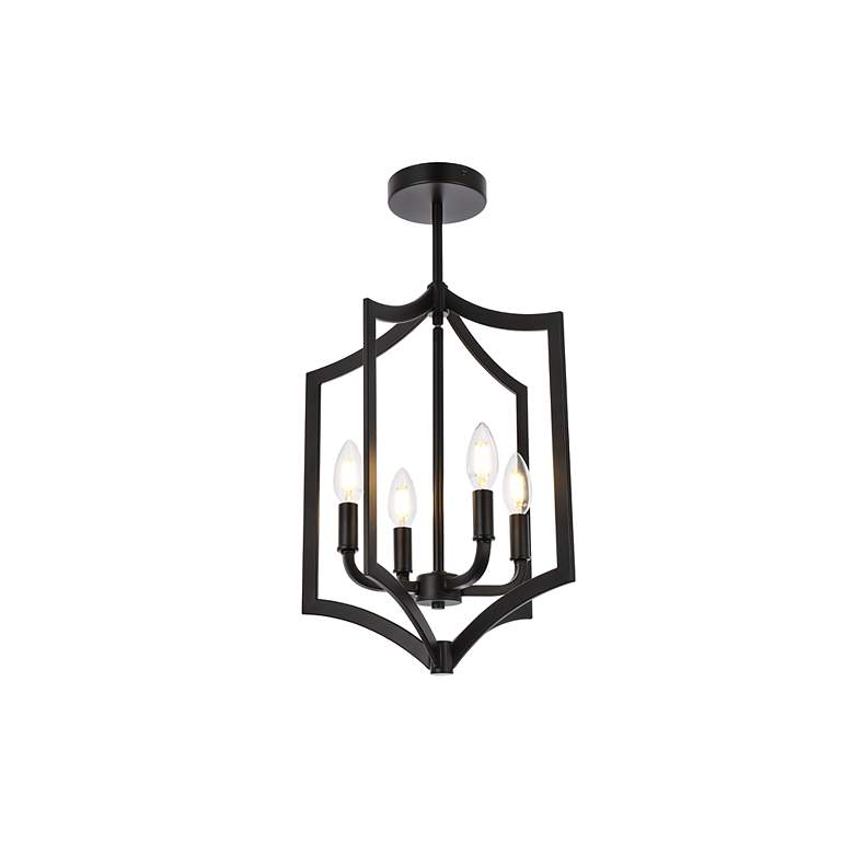 Image 4 Kiera 4 Lts Pendant In Black more views