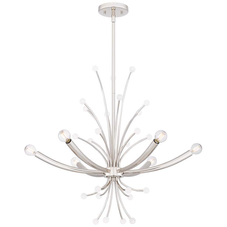 Image 1 Kiera 6-Light Polished Nickel Chandelier