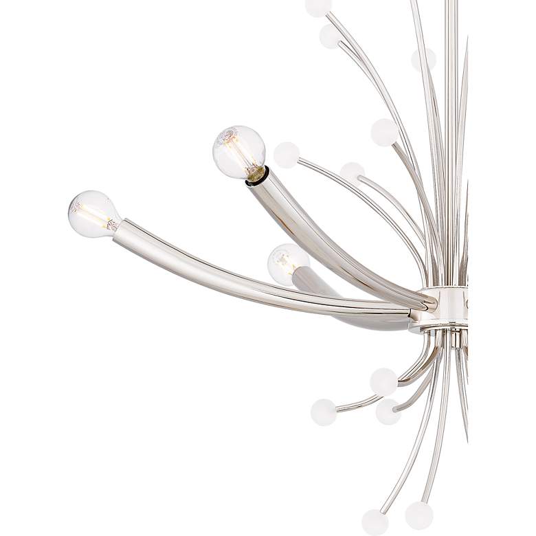 Image 5 Kiera 6-Light Polished Nickel Chandelier more views