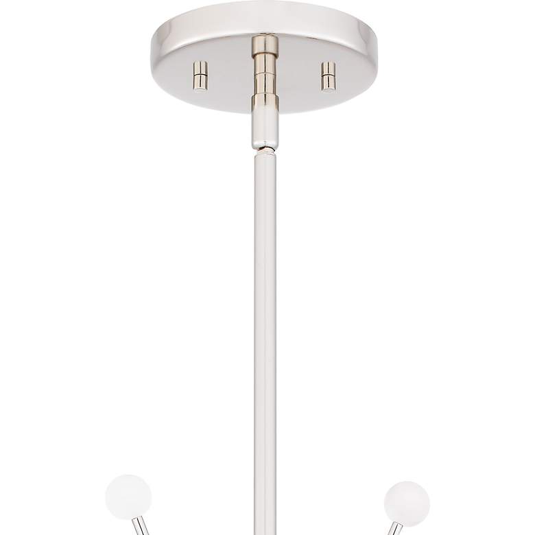 Image 6 Kiera 6-Light Polished Nickel Chandelier more views