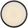5_Kieran 14 1/4"W Black and Lacquered Brass LED Ceiling Light more views