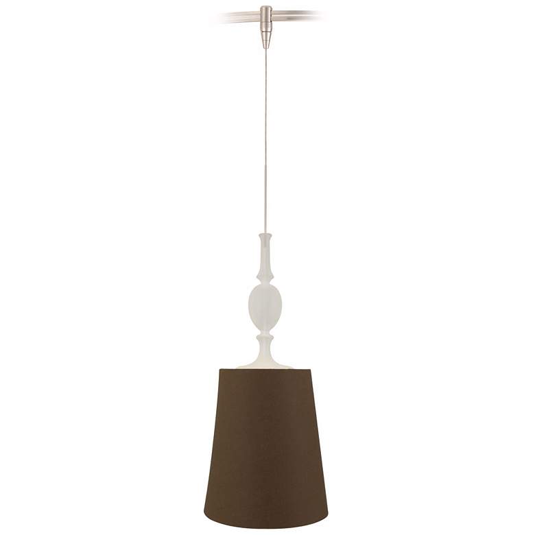 Image 1 Kiev Brown with Frost Glass Tech Lighting MonoRail Pendant