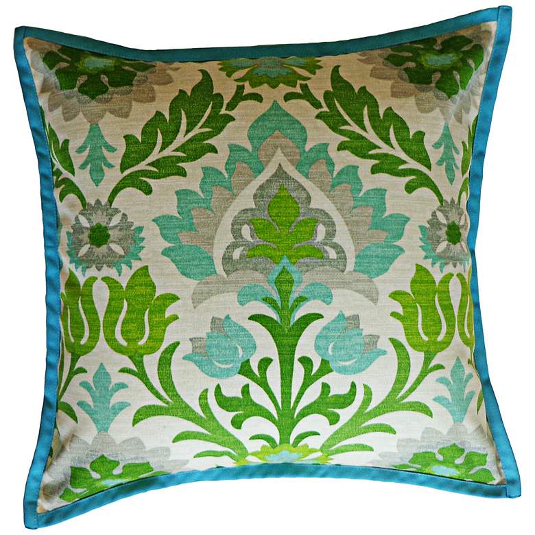 Image 1 Kiki Green 20 inch Square Decorative Indoor-Outdoor Pillow