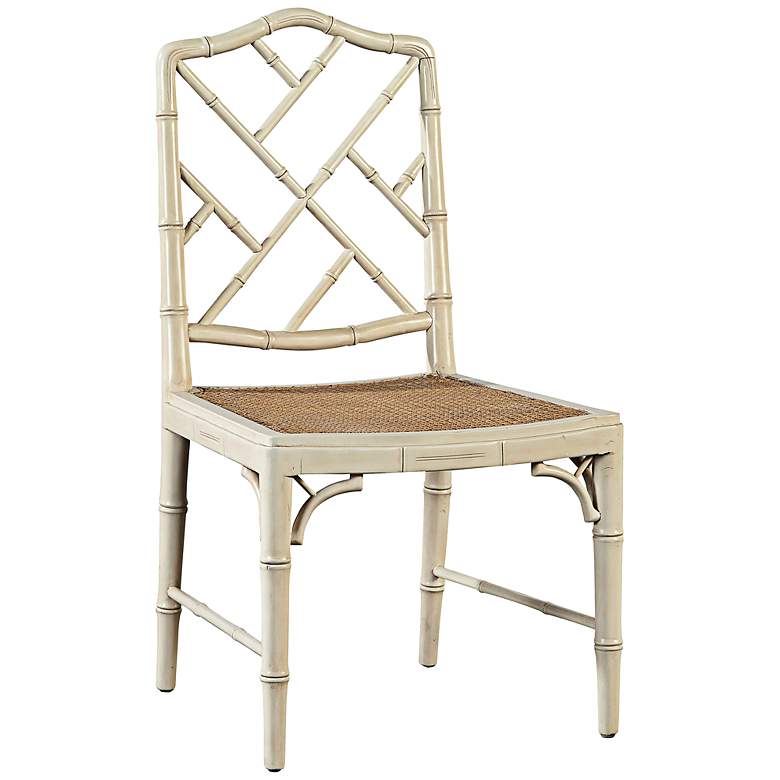 Image 1 Kiko Off White Faux Bamboo Side Chair