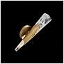 5_Kilt 16"H x 3.5"W 1-Light Wall Sconce in Aged Brass more views