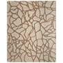 Kimball Abstract Hand Tufted Ivory Area Rug 3'-6" x 5'-6"