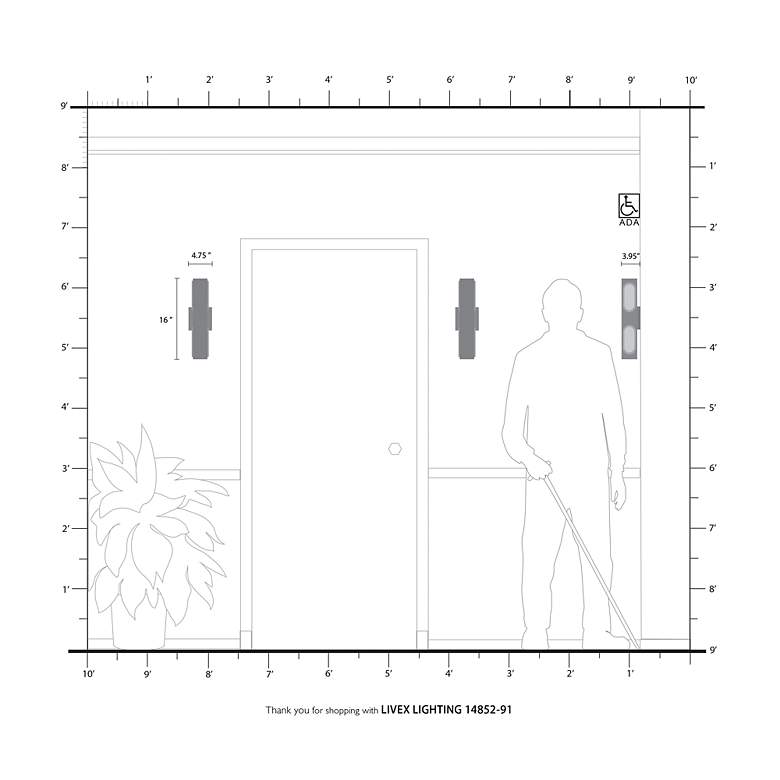 Image 7 Kimball LED Brushed Nickel ADA Bath Vanity more views