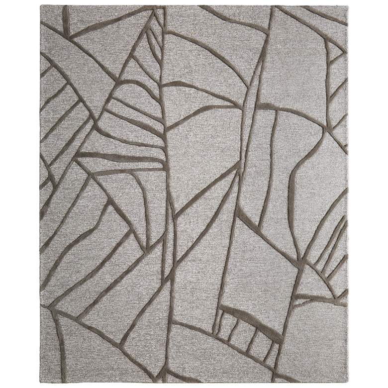 Image 1 Kimball Transitional Abstract Hand Tufted Gray Area Rug 8A30F