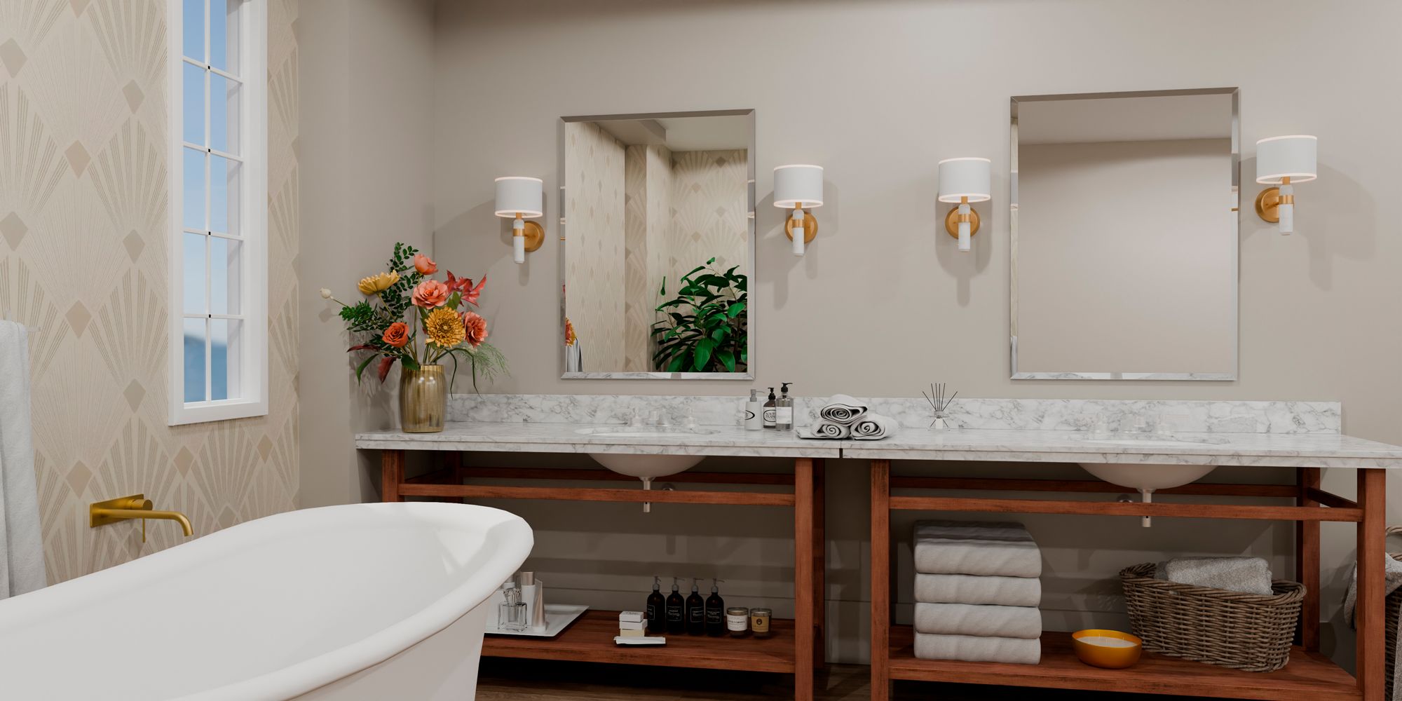 Kimberly 12 1/2" High Brushed Weathered Brass Wall Sconce