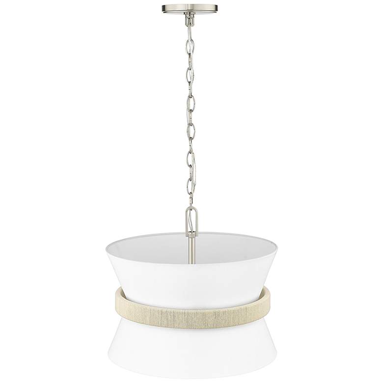 Image 5 Kimbry 16" Wide Brushed Nickel Pendant Light more views