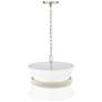 5_Kimbry 16" Wide Brushed Nickel Pendant Light more views