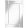 Kimi Beveled 20" x 30" Rectangular Frameless Mirror