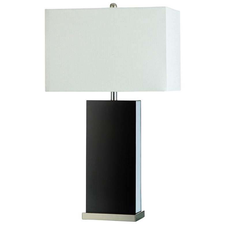 Image 3 Kimono Black - Black Acrylic Table Lamp With Steel Base And Side Light LED more views