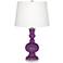 Kimono Violet Apothecary Table Lamp with Dimmer