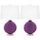 Kimono Violet Carrie Table Lamp Set of 2