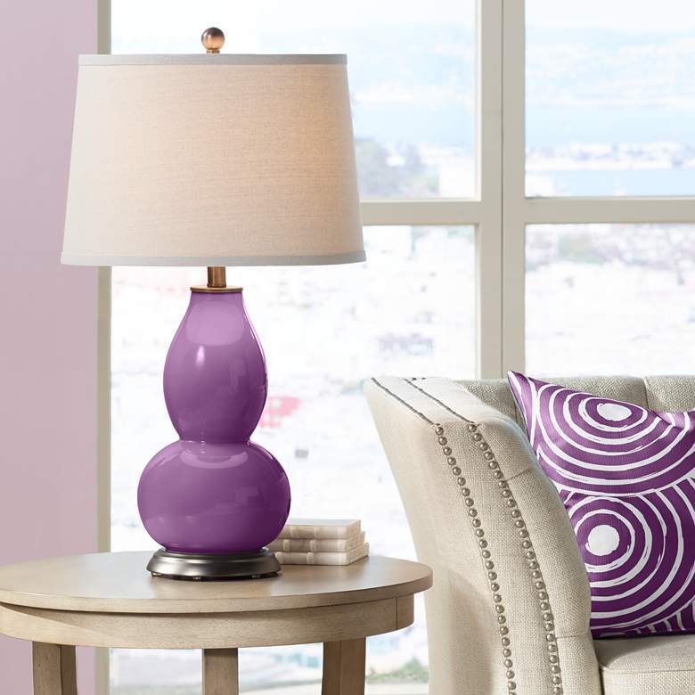 Image 1 Kimono Violet Double Gourd Table Lamp