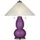 Kimono Violet Fulton Table Lamp with Fluted Glass Shade