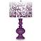 Kimono Violet Mosaic Giclee Apothecary Table Lamp