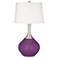 Kimono Violet Spencer Table Lamp with Dimmer