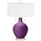 Kimono Violet Toby Table Lamp