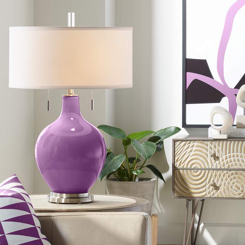 Image 1 Kimono Violet Toby Table Lamp