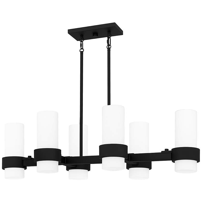 Image 1 Kimora 6-Light Matte Black Island Light
