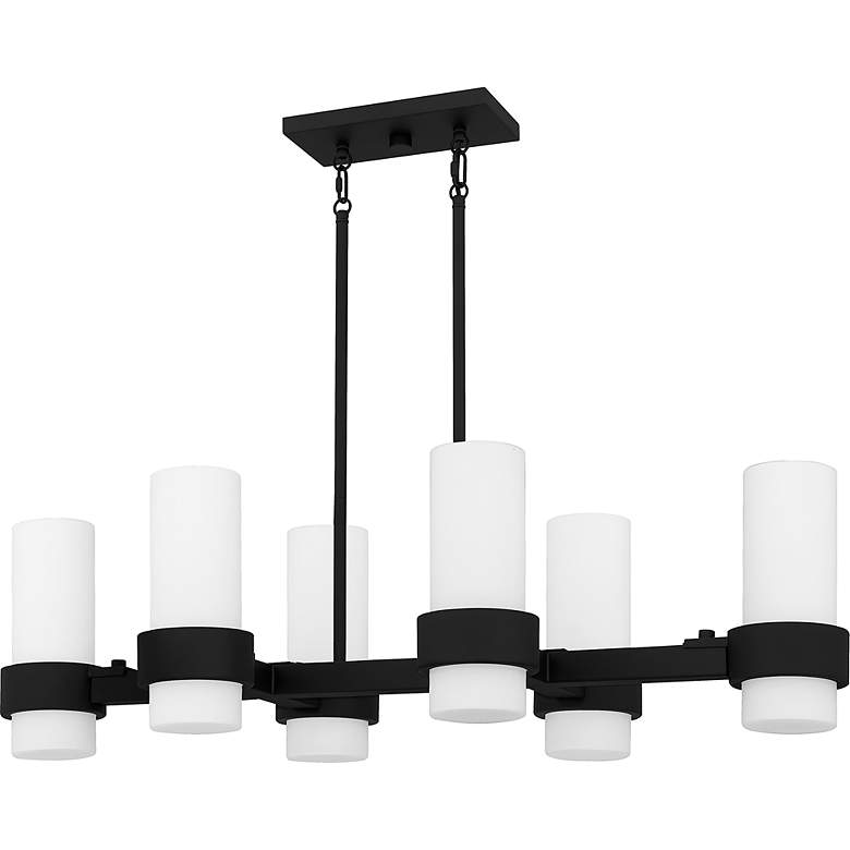 Image 2 Kimora 6-Light Matte Black Island Light more views