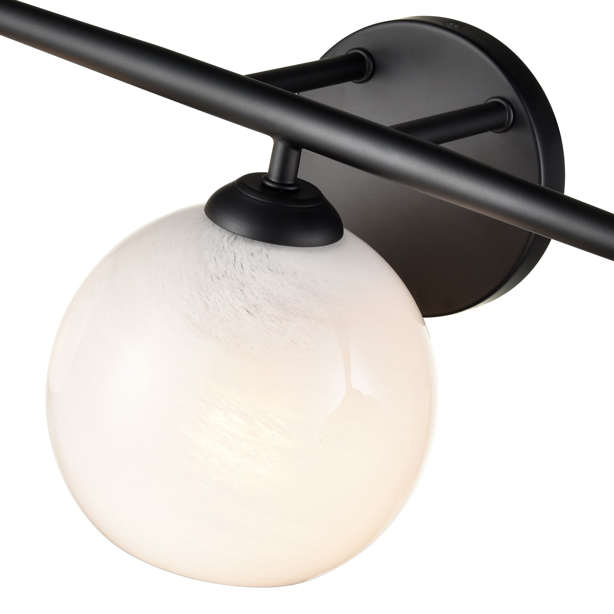 Image 6 Kimorra 24" Wide Matte Black 3-Light Vanity Bath Light more views