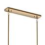Thumbnail4 of Kimrose 10Lt Linear Chandelier in Brushed Natural Brass more views
