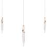 1_Kindjal 18"H x 40"W 3-Light Crystal Multi-Light Pendant in Polish