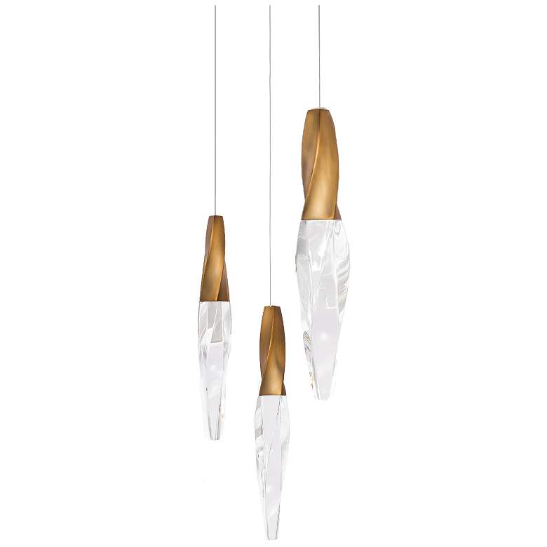 Image 1 Kindjal 3 Light LED Multi-Light Pendant