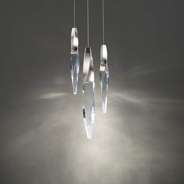 Image 1 Kindjal 3 Light LED Multi-Light Pendant