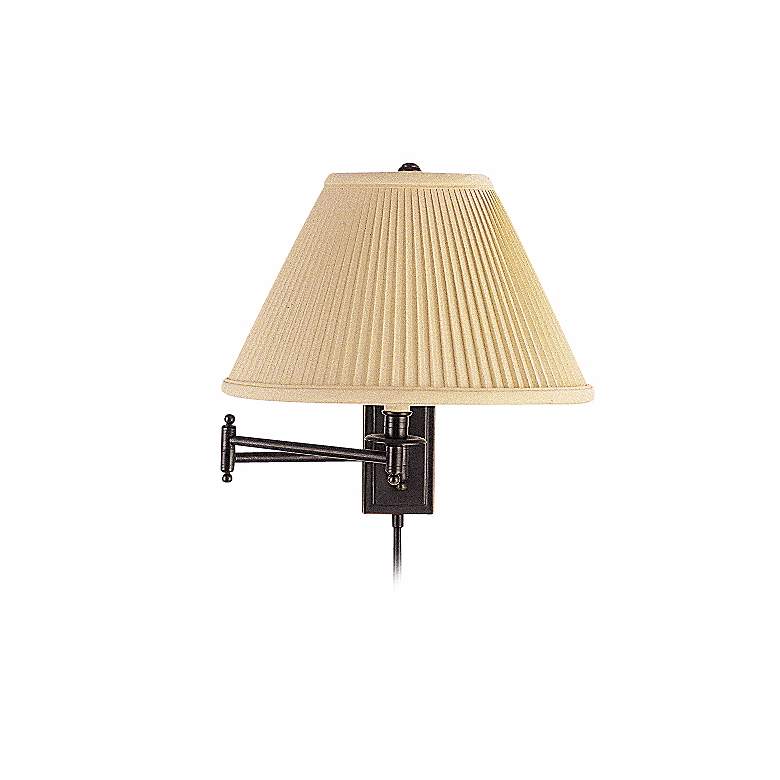 Image 1 Kinetic Collection Dark Bronze Plug-In Swing Arm Wall Lamp