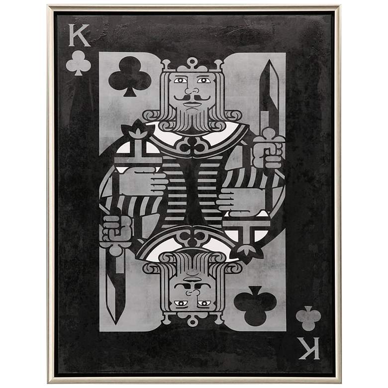 Image 1 King 42" High Rectangular Giclee Framed Canvas Wall Art