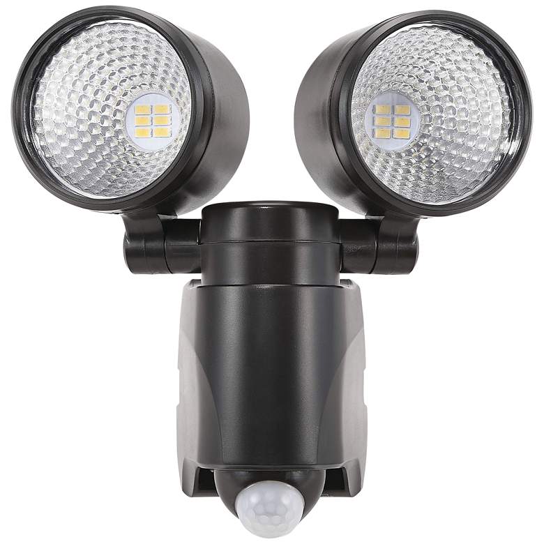 Image 1 King Bronze Dual Head Solar LED Motion Sensor Security Light
