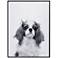 King Charles Spaniel 24"x18" Printed Glass Framed Wall Art