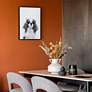 6_King Charles Spaniel 24"x18" Printed Glass Framed Wall Art more views