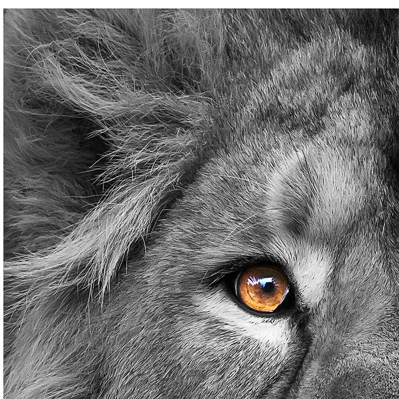 Image 4 King of the Jungle AB 72" High 2-Piece Glass Wall Art Set more views