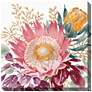 King Protea 24" Square All-Weather Outdoor Canvas Wall Art