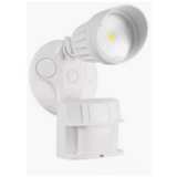King Single Head LED Motion Sensor Security Light in White